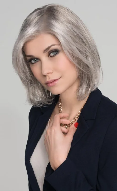Glueless Human Hair Wigs with a Lace Front-Tempo 100 Deluxe HT Wig by Ellen Wille | Synthetic Hair | Large Cap Glueless Human Hair Wigs with a Lace Front-Tempo 100 Deluxe HT Wig by Ellen Wille | Synthetic Hair | Large Cap