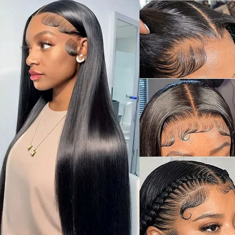 Extra 60% OFF | Klaiyi Straight 13x4 Pre-Everything Put On and Go Glueless Wig 7x5 Bye Bye Knots Wig Affordable Lace Part Wigtop-rated no lace wigs, best wigs, high-quality no lace wigs, top-rated glueless wigs