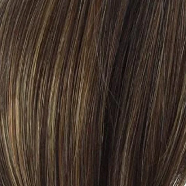 SS8/29 SHADED HAZELNUT | Rich Medium Brown Evenly Blended with Golden Blonde Highlights with dark roots