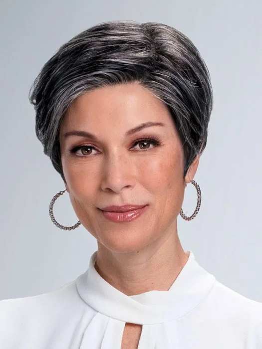 Synthetic Wigs with Realistic Texture-Evan | Synthetic Lace Front Wig (Mono Crown)