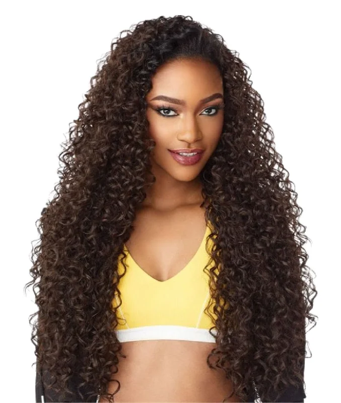 Glueless Human Hair Wigs for Long Hair-Sensationnel Instant Half Wig Pony & Half Wig Up & Down - UD 10