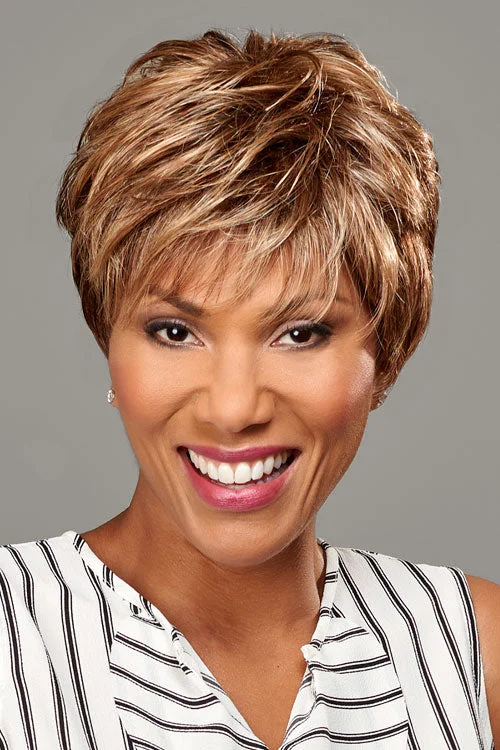 Synthetic Wigs with Bounce and Volume-Faith Petite Wig by Henry Margu | Synthetic Hair | Petite Cap