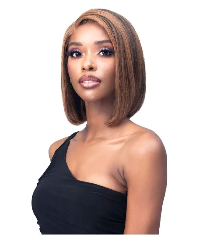 Wear & Go Glueless Wigs with Highlights-Natural-Looking No Lace Wigs--Bobbi Boss Lace Part Human Hair Wig- Mhlf546 Rosalie Wear & Go Glueless Wigs with Highlights-Natural-Looking No Lace Wigs--Bobbi Boss Lace Part Human Hair Wig- Mhlf546 Rosalie