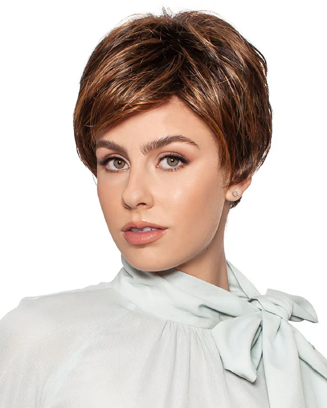 Glueless Human Hair Wigs with Adjustable Straps and Combs-Khloe (Exclusive) | Synthetic Wig by Wig Pro