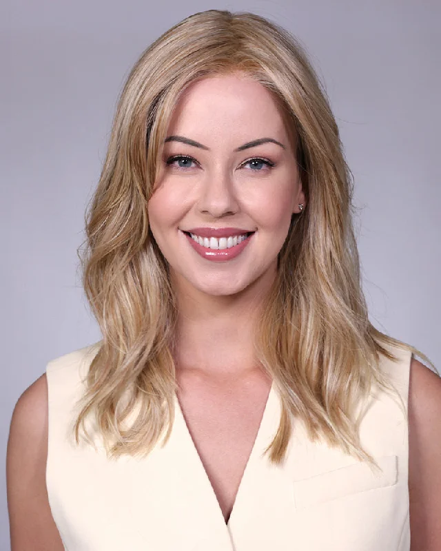 Glueless Human Hair Wigs for Natural Volume-Cambridge | Lace Front & Monofilament Part Synthetic Wig by Belle Tress