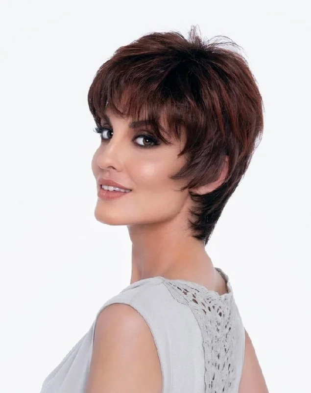 Glueless Human Hair Wigs with Minimal Shedding-Elle Wig by Envy | Synthetic Hair | Average Cap Glueless Human Hair Wigs with Minimal Shedding-Elle Wig by Envy | Synthetic Hair | Average Cap