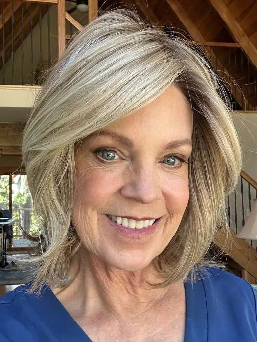 Synthetic Wigs with Natural Look-Elizabeth | HF Synthetic Lace Front Wig (Mono Top) Synthetic Wigs with Natural Look-Elizabeth | HF Synthetic Lace Front Wig (Mono Top)