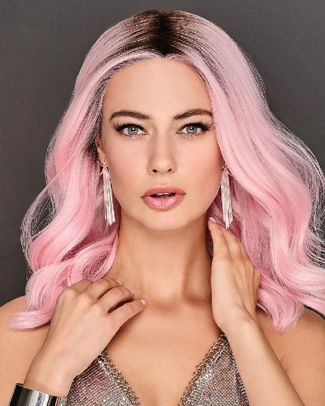 How Pink It Is | Lace Front & Monofilament Part Synthetic Wig by Hairdotop-rated no lace wigs, best wigs, high-quality no lace wigs, top-rated glueless wigs