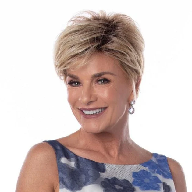 Synthetic Wigs for Daily Glam-Jazzy Wig by Toni Brattin | Heat Friendly Synthetic Hair | Average Cap