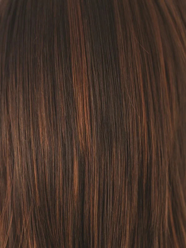 RED PEPPER | Medium Brown Base with Deep Red Pepper Highlights