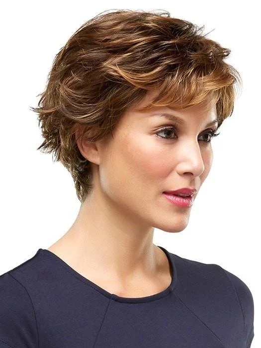 Glueless Human Hair Wigs for Comfortable Everyday Wear-Chelsea | Synthetic Wig (Basic Cap)