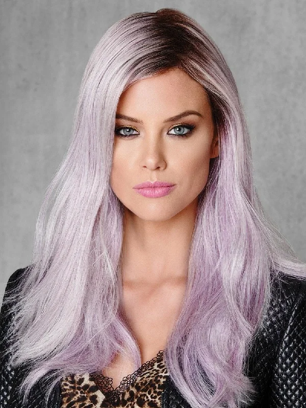 Synthetic Wigs for Winter-Lilac Frost | HF Synthetic Wig (Basic Cap)