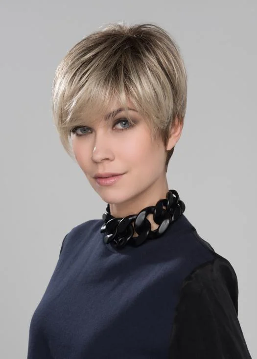 Glueless Human Hair Wigs for a Perfect Fit-Fenja Wig by Ellen Wille | Synthetic Hair | Petite Cap