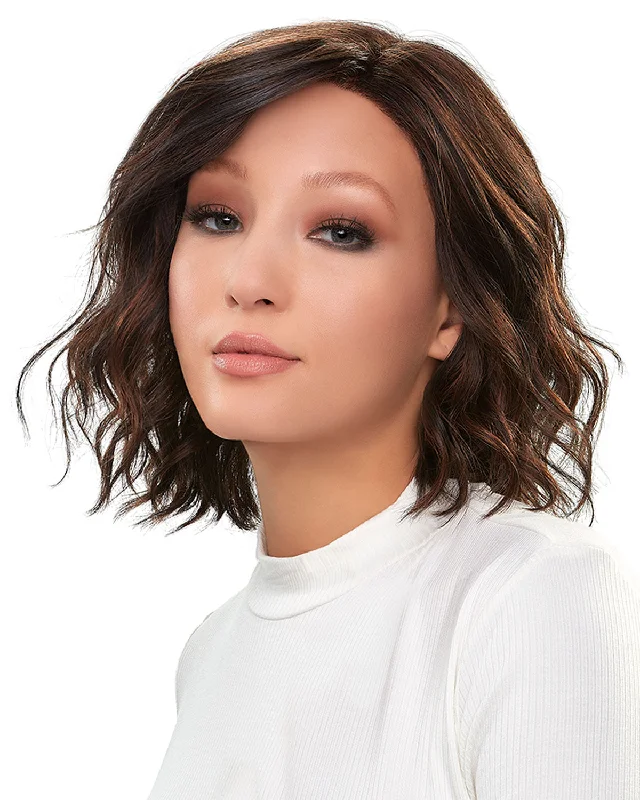 Synthetic Wigs with a Messy Look-January-Petite | Lace Front & Monofilament Synthetic Wig by Jon Renau Synthetic Wigs with a Messy Look-January-Petite | Lace Front & Monofilament Synthetic Wig by Jon Renau
