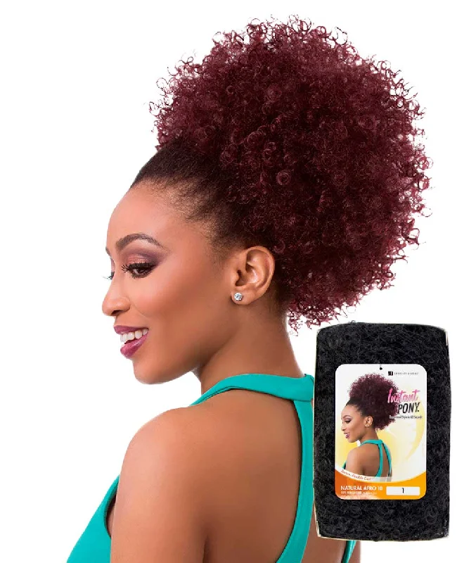 clip-in ponytail extensions, premium ponytail extensions, high-quality clip-in ponytails, 100% human hair ponytails---Sensationnel Instant Pony - Natural Afro clip-in ponytail extensions, premium ponytail extensions, high-quality clip-in ponytails, 100% human hair ponytails---Sensationnel Instant Pony - Natural Afro