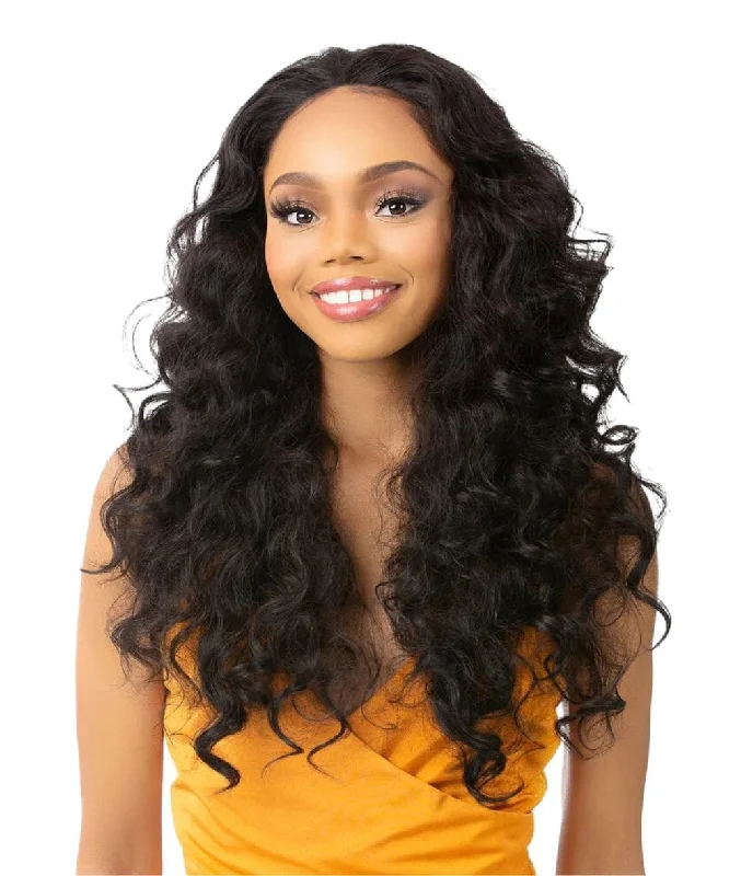 Wear & Go Glueless Wigs with Natural Texture-Natural-Looking No Lace Wigs--Nutique Best Friend Forever Human Blend Half Wig- Lacey Wear & Go Glueless Wigs with Natural Texture-Natural-Looking No Lace Wigs--Nutique Best Friend Forever Human Blend Half Wig- Lacey