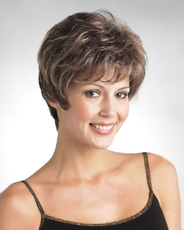 Synthetic Wigs for Brown Hair-Willow | Monofilament Synthetic Wig by Tony of Beverly