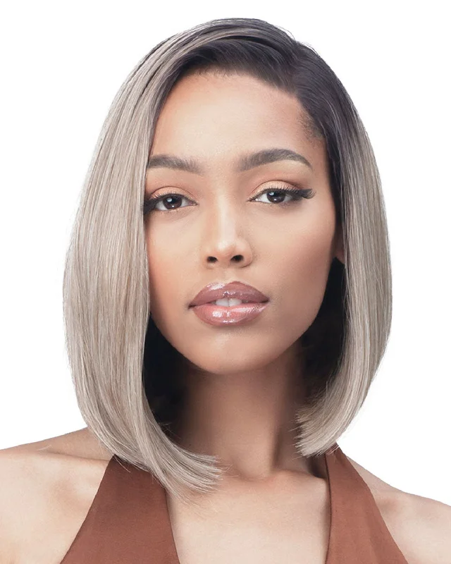 Glueless Human Hair Wigs with No Lace-Gina | Lace Front Synthetic Wig by Bobbi Boss