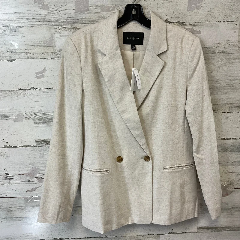 Blazer By Banana Republic In Cream, Size: M