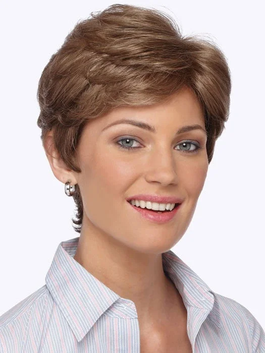 Glueless Human Hair Wigs for a Chic Look-Diamond | Synthetic Wig (Basic Cap)