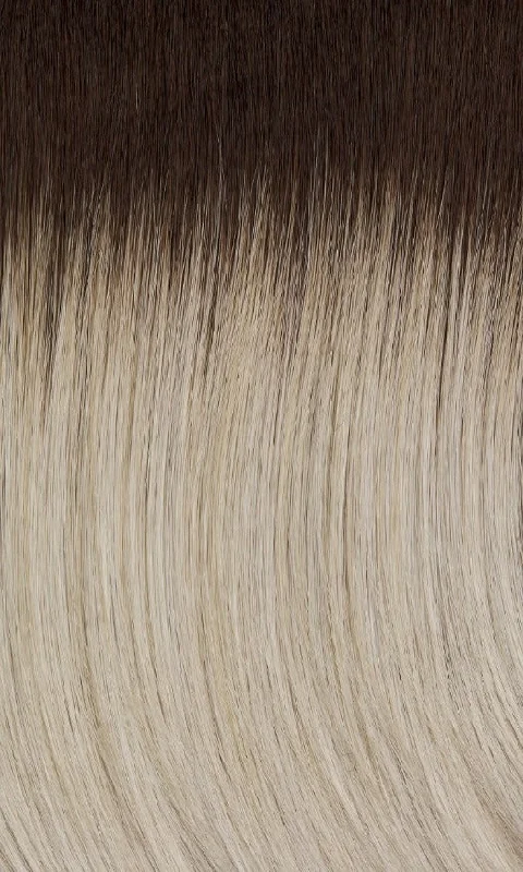 60/101GR | Silver tones with light platinum highlights and brown roots