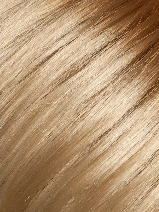 LIGHT HONEY ROOTED | Medium Honey Blonde, Platinum Blonde, and Light Golden Blonde blend with Dark Roots