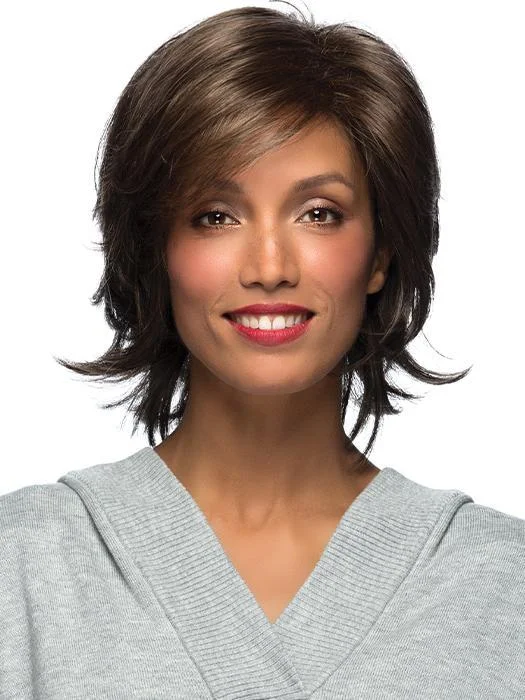 Glueless Human Hair Wigs for Special Events-Natalie | Synthetic Wig (Basic Cap)
