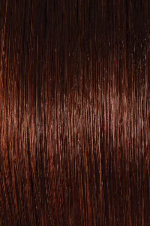 SS130 Rooted Dark Copper | Bright Reddish Brown with subtle Copper Highlights, Dark Brown roots