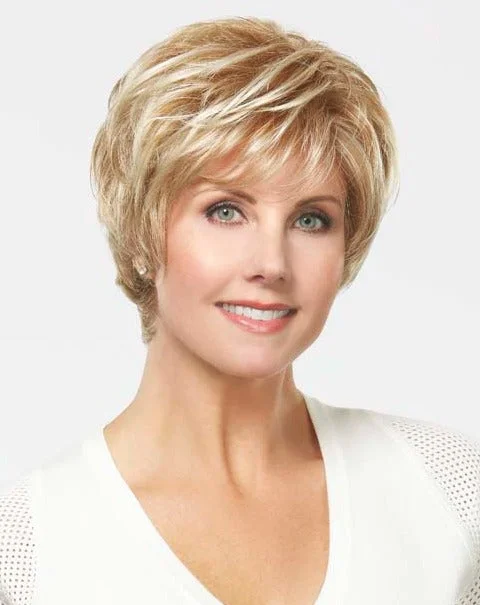 Glueless Human Hair Wigs for Different Face Shapes-Brie Wig by Henry Margu | Synthetic Hair | Petite/Average Cap Glueless Human Hair Wigs for Different Face Shapes-Brie Wig by Henry Margu | Synthetic Hair | Petite/Average Cap