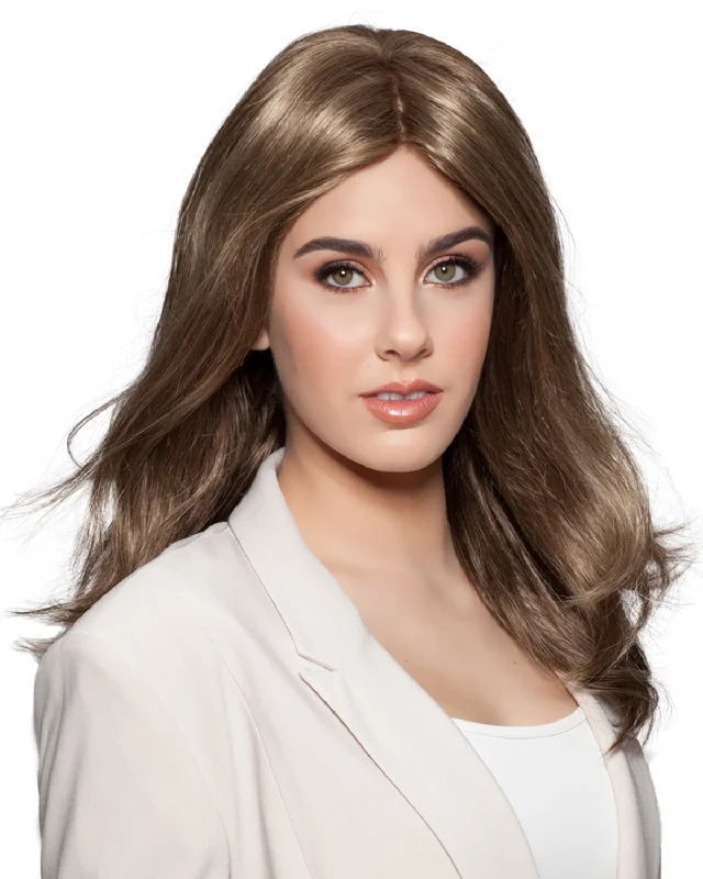 Glueless Human Hair Wigs with Minimal Shedding-Alexandra Monofilament | Synthetic Wig by Wig Pro