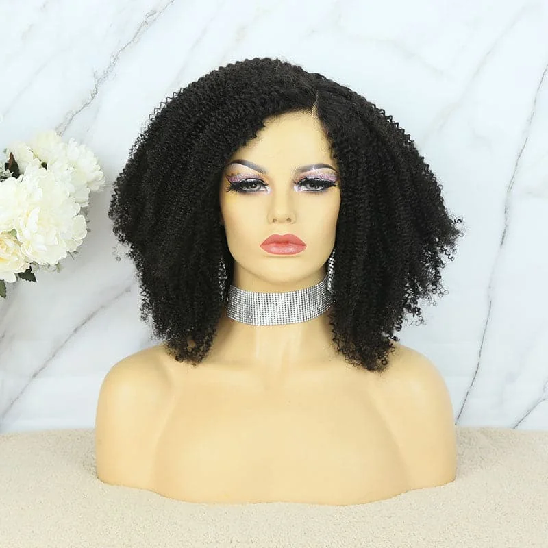 Premium No Lace Wigs Collection---Uche - Afro Kinky Curly HD Lace 5X5 Lace Closure Wig Premium No Lace Wigs Collection---Uche - Afro Kinky Curly HD Lace 5X5 Lace Closure Wig