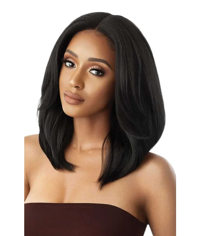 Wear & Go Glueless Wigs with Quick Styling Options-Natural-Looking No Lace Wigs--Outre Soft & Natural Lace Front Wig - Neesha 201 Wear & Go Glueless Wigs with Quick Styling Options-Natural-Looking No Lace Wigs--Outre Soft & Natural Lace Front Wig - Neesha 201
