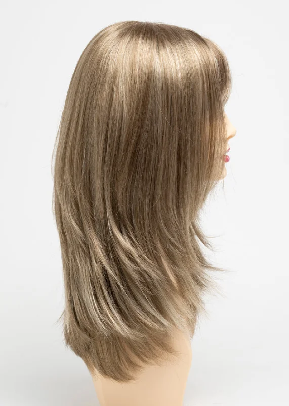 Ginger Cream | A dark beige blonde underneath topped for that “cool” look with an iced blonde
