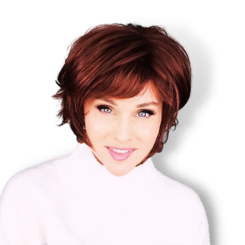 Synthetic Wigs for Full-Length Styles-Gianelle Wig by WigPro | Synthetic Hair | Petite Cap