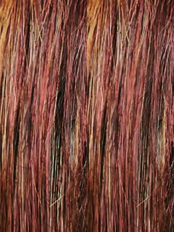 Irish Spice-R | Rooted Dark with Medium Auburn base with Dark Honey Blonde highlights