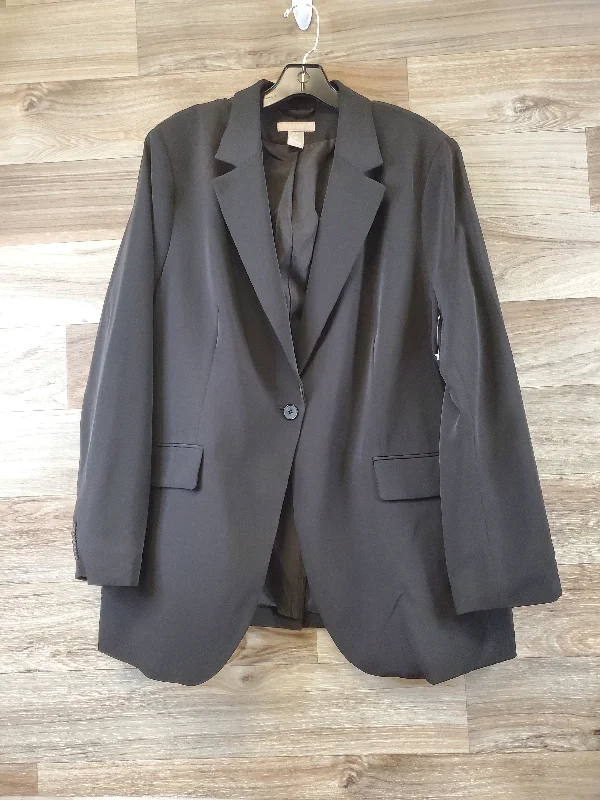 Blazer By H&m In Black, Size: Xl