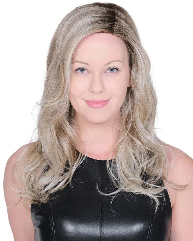 Glueless Human Hair Wigs for Natural Volume-Shakerato | Lace Front & Monofilament Part Synthetic Wig by Belle Tress Glueless Human Hair Wigs for Natural Volume-Shakerato | Lace Front & Monofilament Part Synthetic Wig by Belle Tress