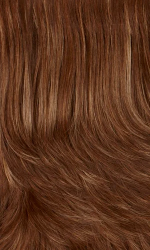 8/14H - Medium & dark brown with dark blonde & subtle auburn highlights