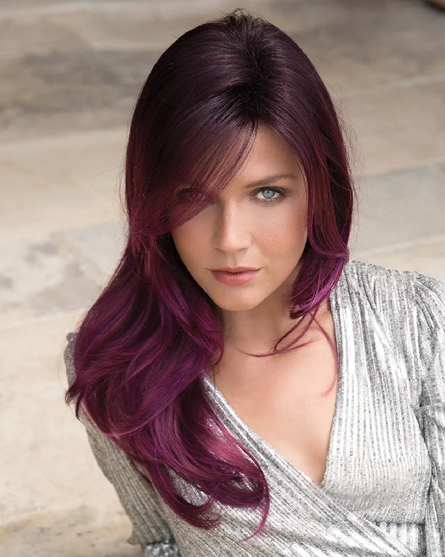 Glueless Human Hair Wigs for Fashionable Styles-Angelica Large Cap (Exclusive) | Synthetic Wig by Noriko Glueless Human Hair Wigs for Fashionable Styles-Angelica Large Cap (Exclusive) | Synthetic Wig by Noriko