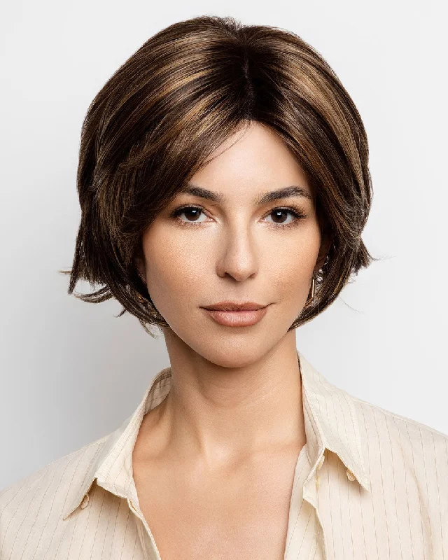 Synthetic Wigs with Extra Length-Glenn (Exclusive) | Lace Front & Monofilament Top Synthetic Wig by Amore