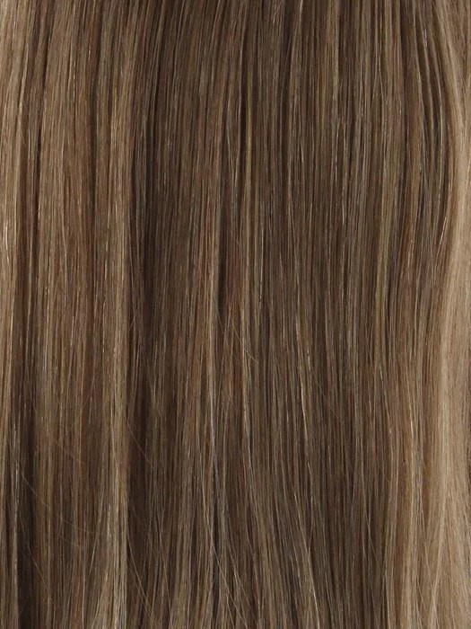 6/10T | Medium Chestnut Brown tipped w/ Medium Golden Brown