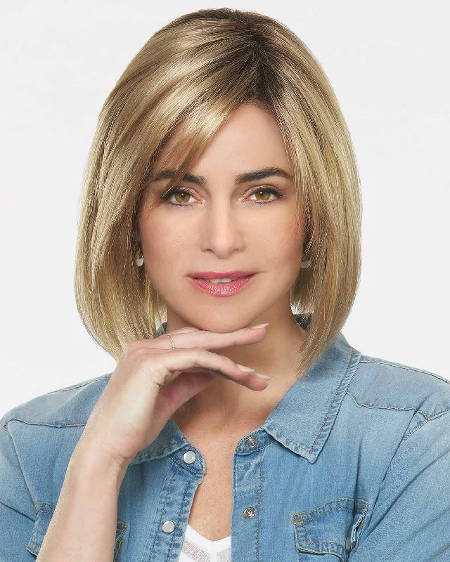 Glueless Human Hair Wigs with Natural Shine-Devon | Lace Front & Monofilament Synthetic Wig by Henry Margu