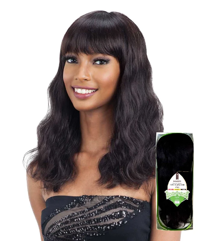 Glueless Human Hair Wigs for Thinning Hair-Shake-No-Go Naked Wig Premium Wig - S-Wave (M)