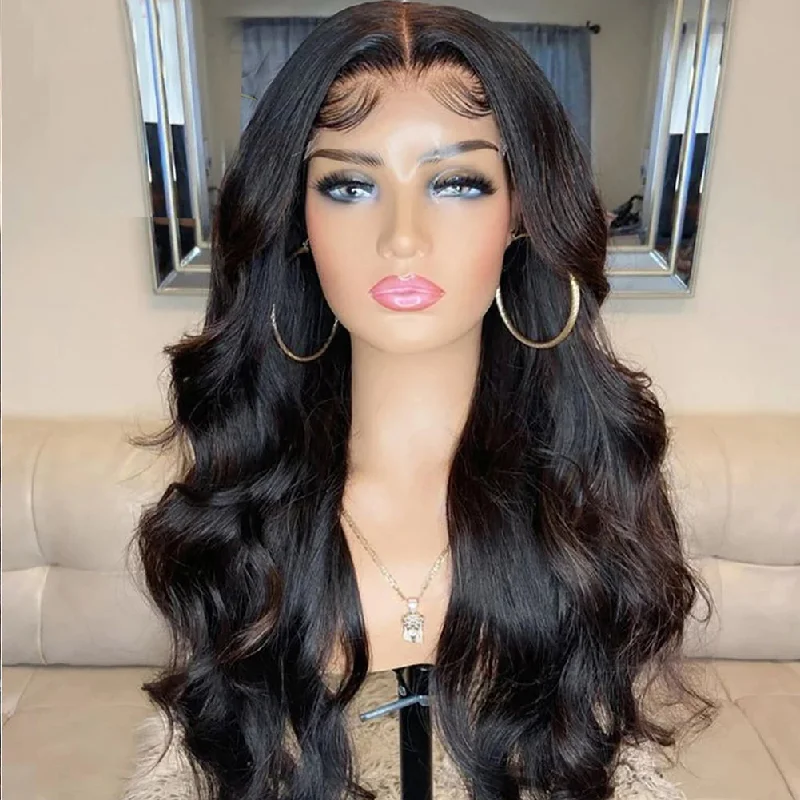 Premium Wig - Du-Jour Brown Black Lace Fronttop-rated no lace wigs, best wigs, high-quality no lace wigs, top-rated glueless wigs
