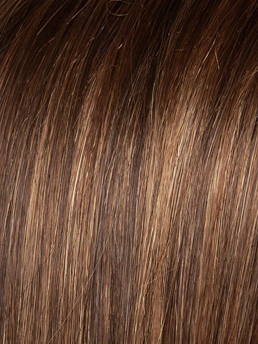 MOCCA ROOTED | Medium Brown, Light Brown, and Light Auburn blend with Dark Roots