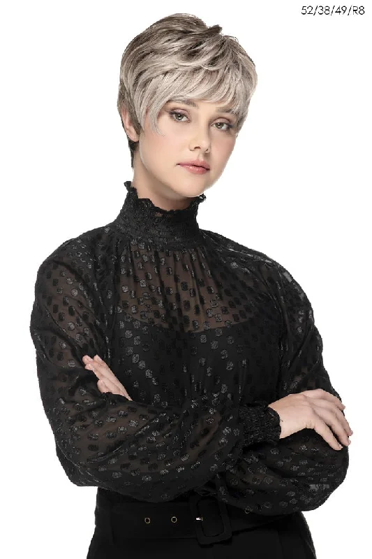 Synthetic Wigs with No Lace-Chopped Pixie Wig by TressAllure | Heat Friendly Synthetic Hair | Average Cap Synthetic Wigs with No Lace-Chopped Pixie Wig by TressAllure | Heat Friendly Synthetic Hair | Average Cap