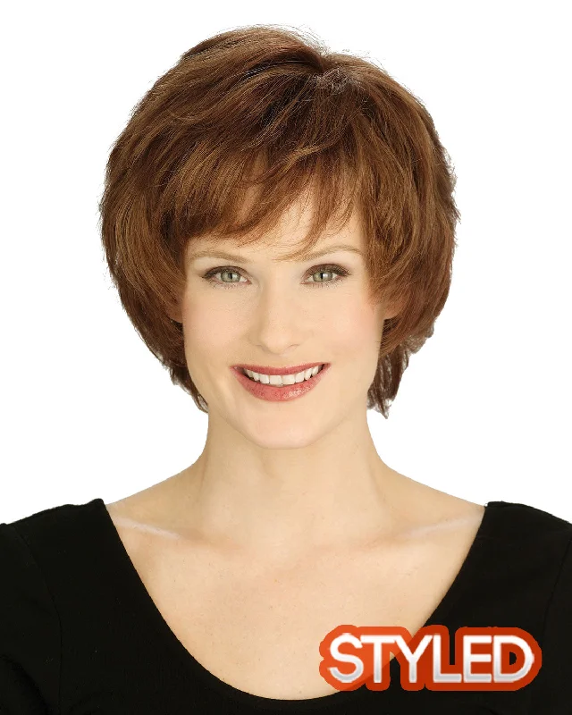 Synthetic Wigs for Summer-Carly | Monofilament Synthetic Wig by Louis Ferre
