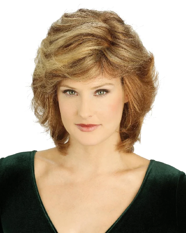Synthetic Wigs with Different Styles-Abigail | Monofilament Synthetic Wig by Louis Ferre
