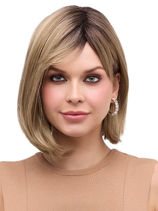 Synthetic Wigs with Easy Styling Options-Paige Petite | Synthetic Wig (Mono Part)