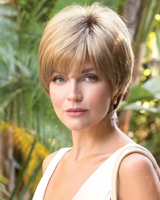 Synthetic Wigs with Subtle Highlights-Brett | Synthetic Wig by Noriko